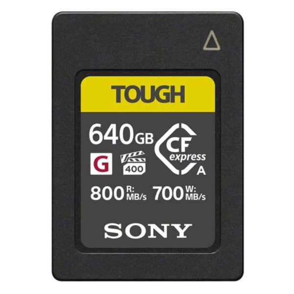 Sony CFexpress Type A 640 GB Speicherkarte der Serie CEA-G (800 MB/s) mieten