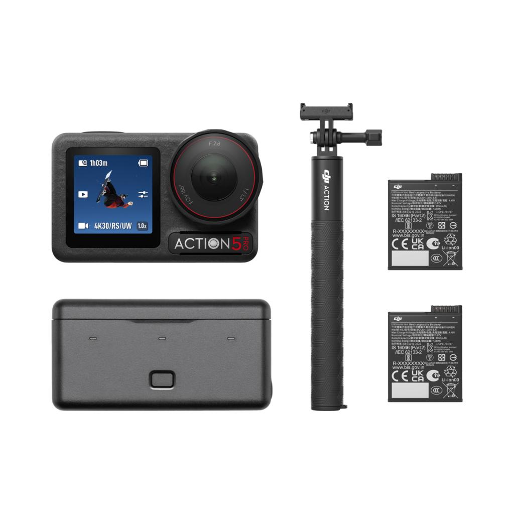 DJI Osmo Action 5 Pro Adventure Combo mieten ab 4,90 € am Tag