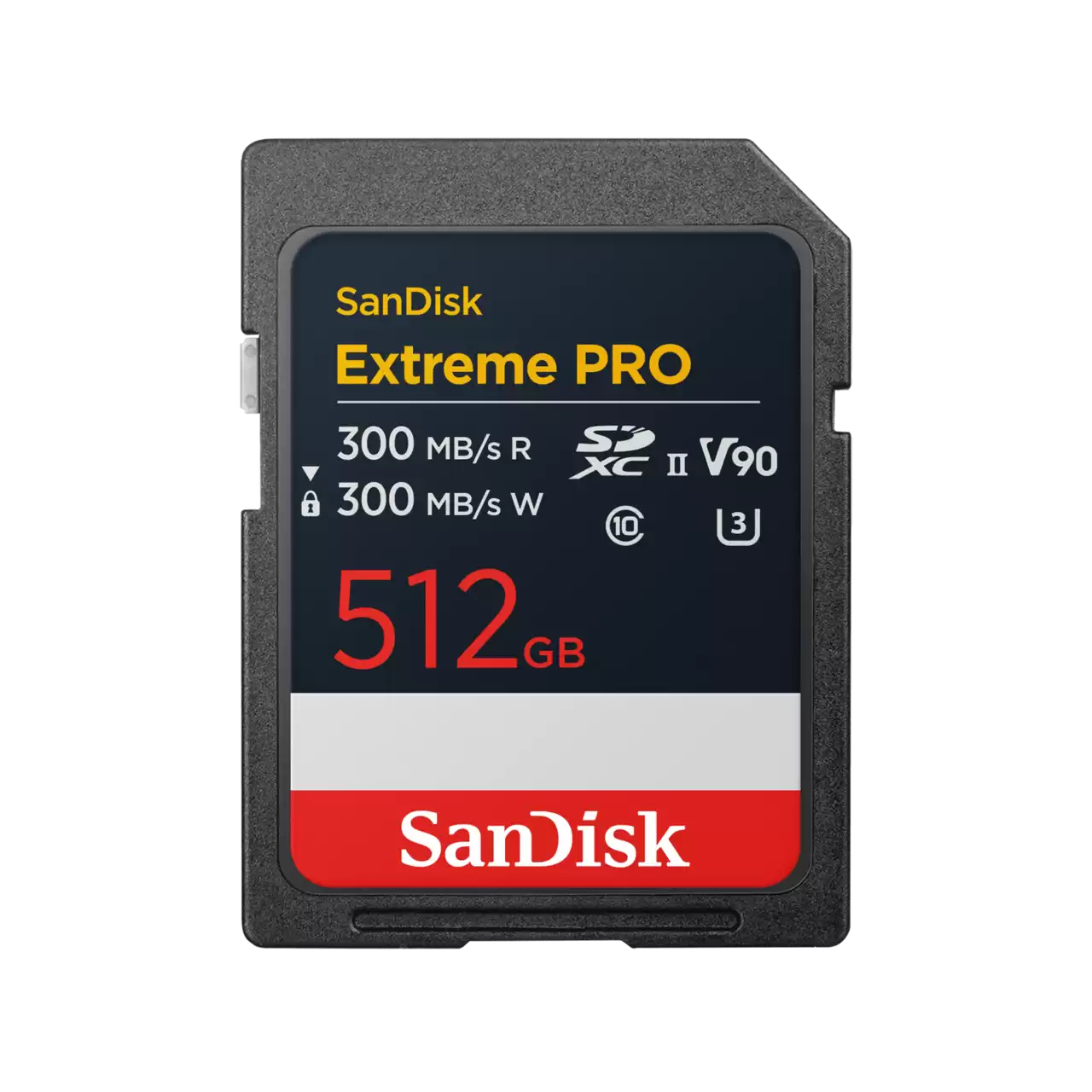 SANDISK Extreme PRO 512 GB SDXC UHS-II Karte mieten SanDisk Extreme PRO 512 GB SD-UHS-II-Karte (300 MB/Sek) (V90) - 512 GB – Bild 1