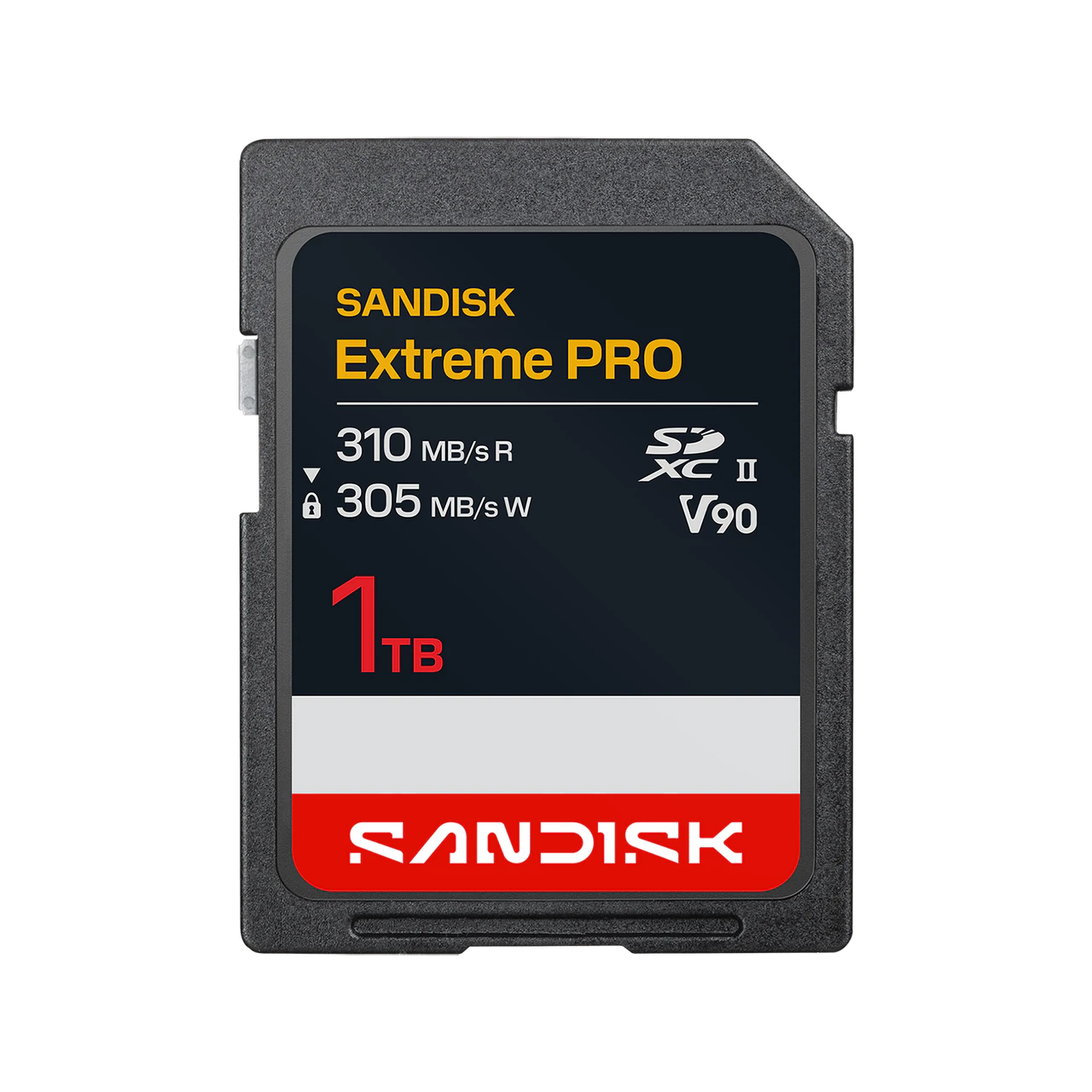 SanDisk Extreme PRO SD-UHS-II-Karte (V90) (310MB:s) - 1TB mieten SanDisk Extreme PRO SD-UHS-II-Karte (V90) (310MB/s) - 1TB – Bild 1